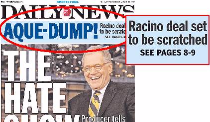 NY Daily News frontpage 3/10/10