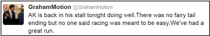 G Motion tweet