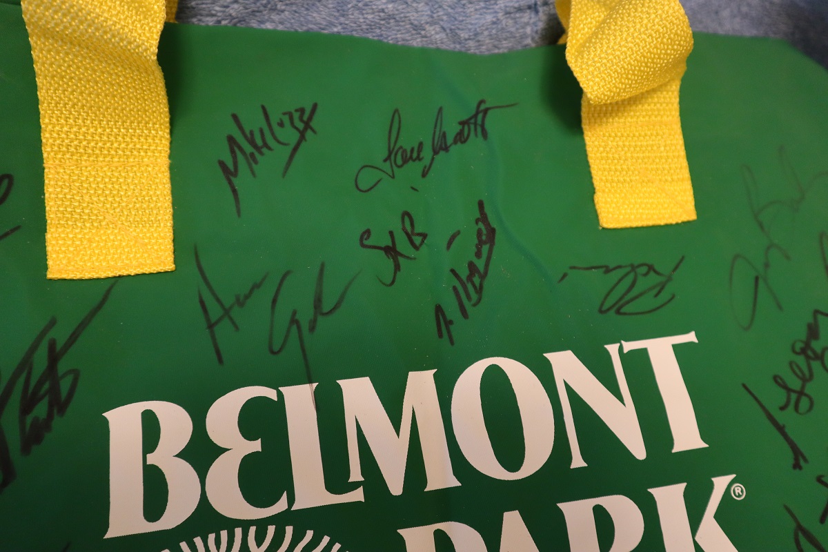 autographed totoe bag